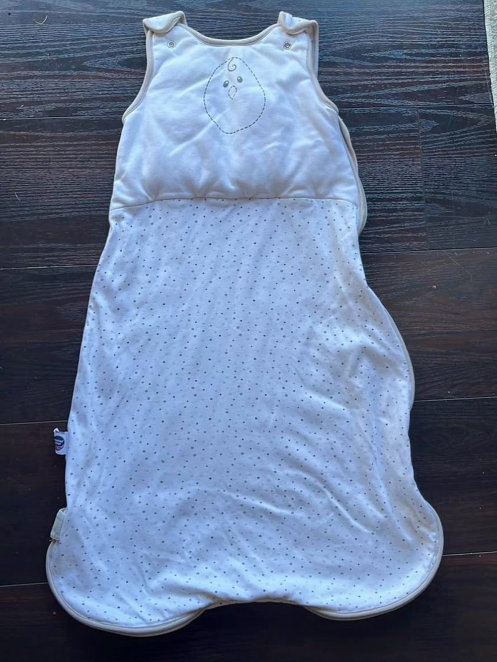 Nested bean weighted sleep sack